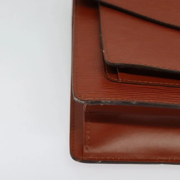 LOUIS VUITTON Epi Monceau 28 Hand Bag Brown M52123 LV Auth ep10531 - Picture 4 of 16